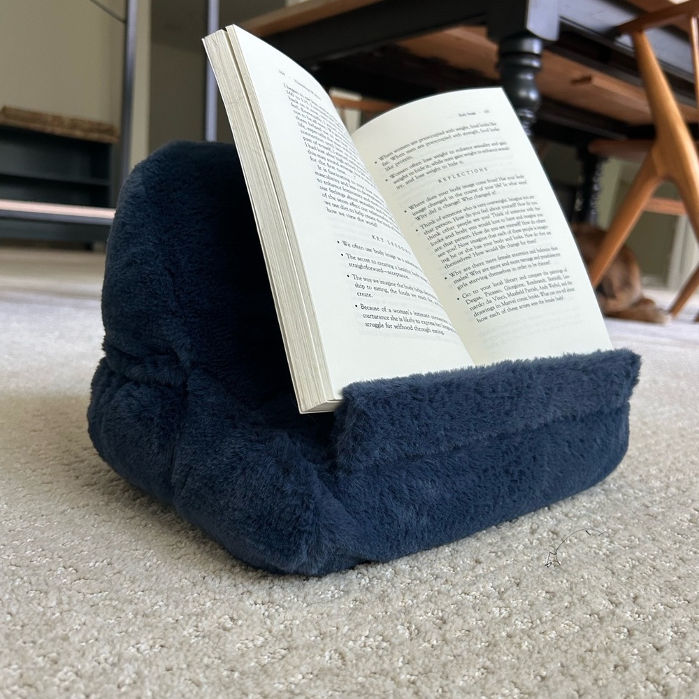 Blue Pillowfort Tablet and Book Buddy